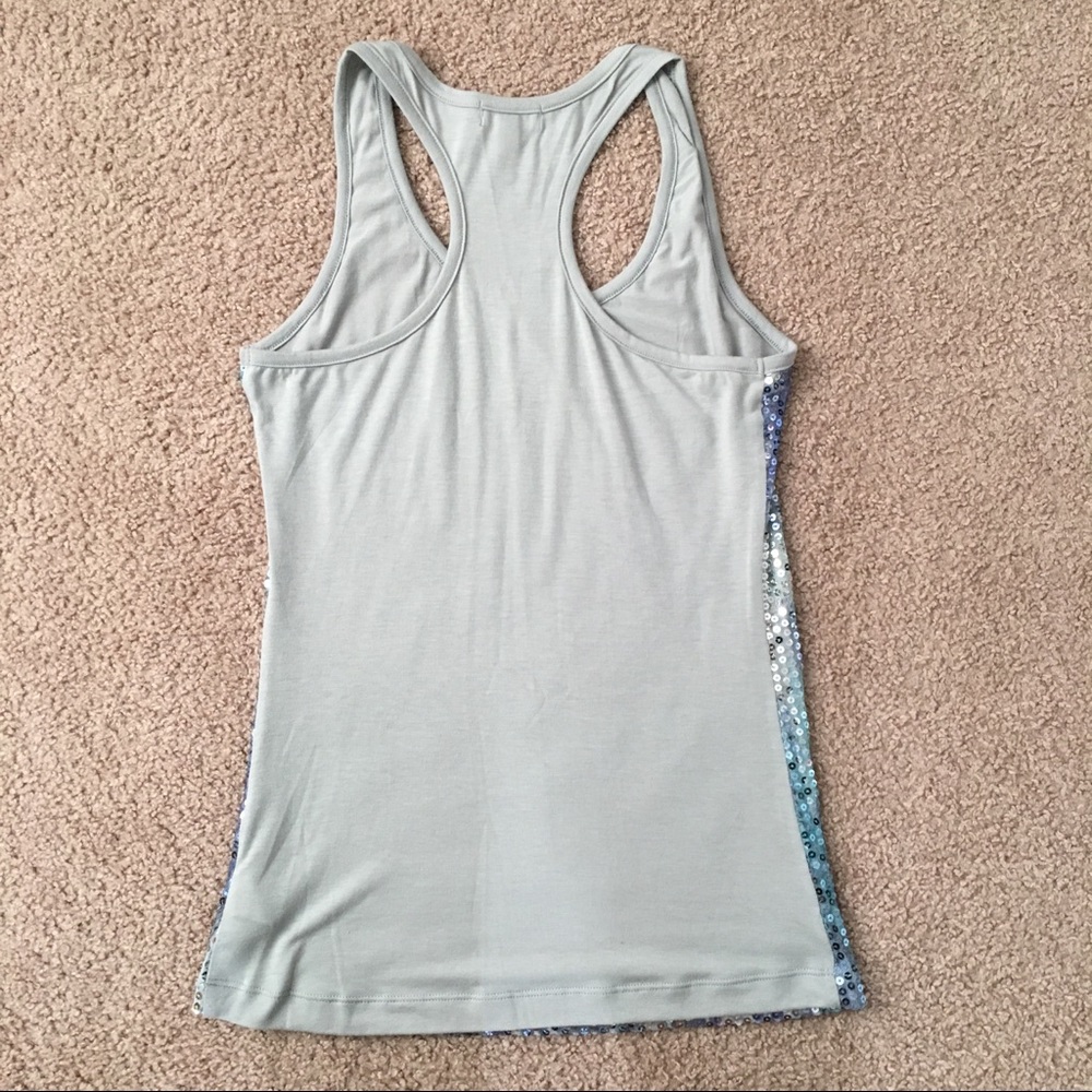 Sequin Racer Back Tank - Picture 2 of 3